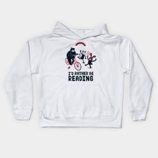 I d Rather Be Reading Kids Hoodie